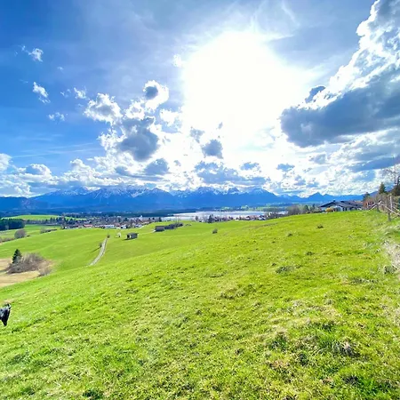 アパート Butler Lovebirds I Kueche I Parken I Bergblick I Seenaehe フュッセン